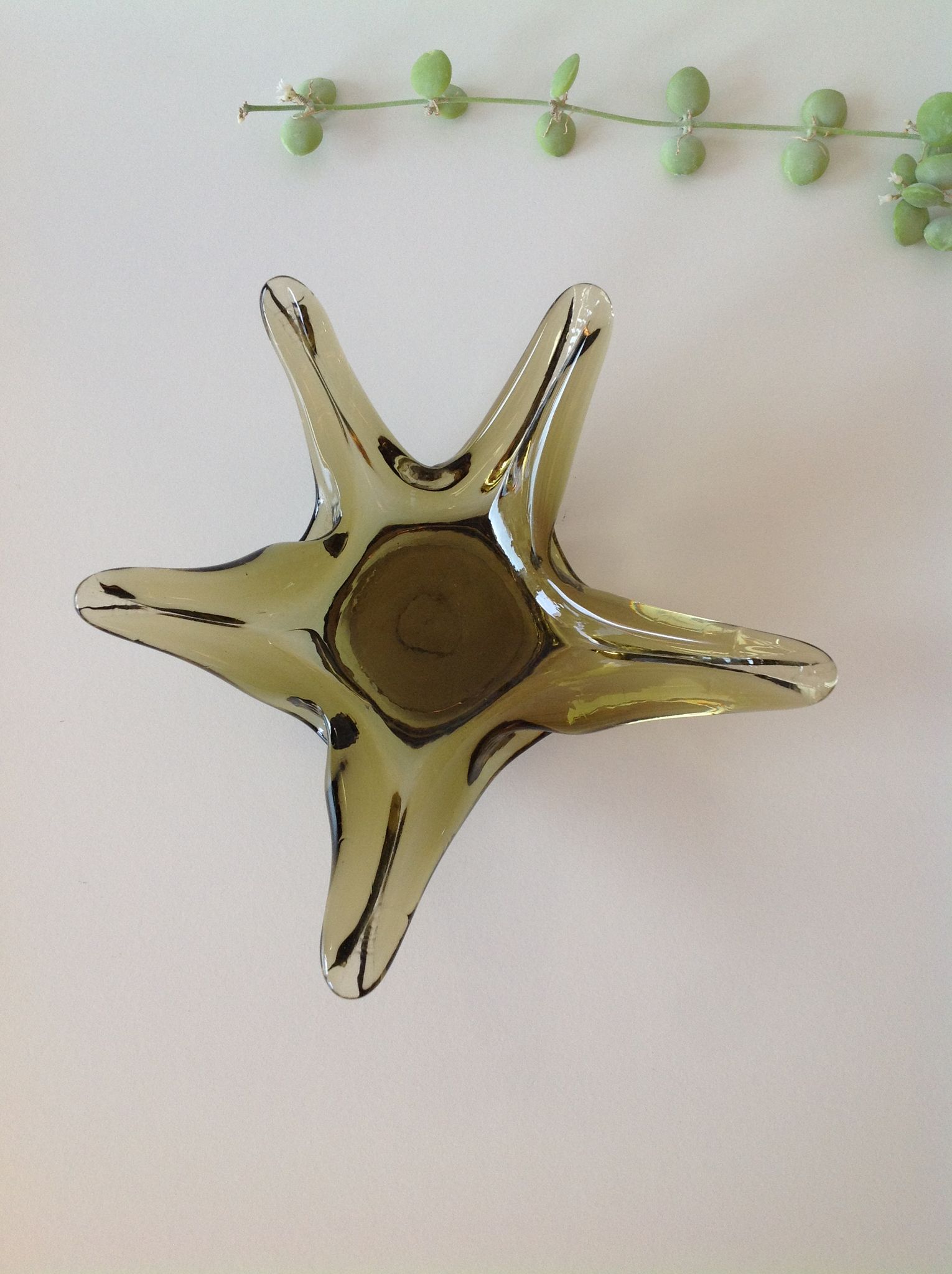 Vide poche en verre étoile