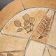 Vallauris wooden and ceramic coffee table