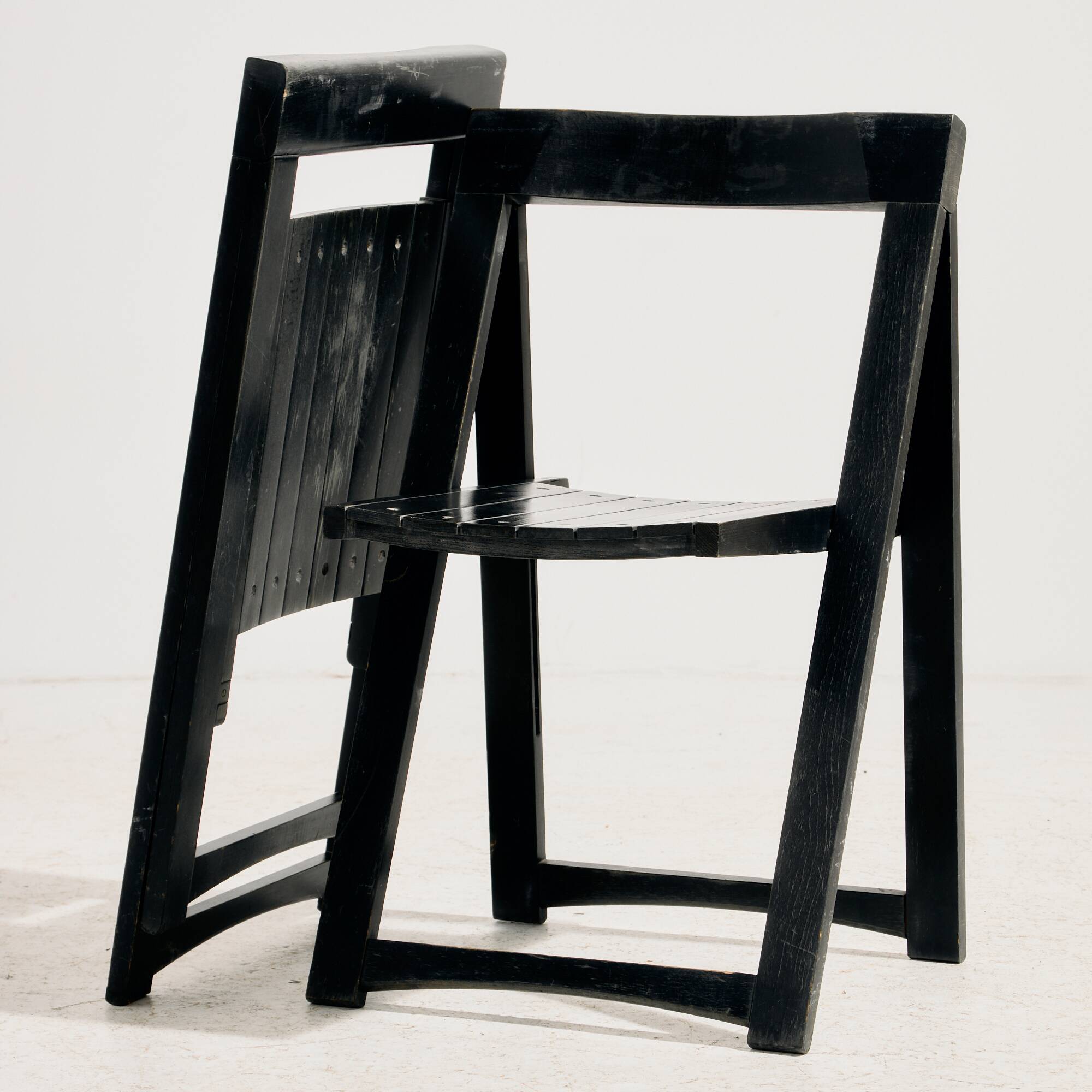 Beech chairs by Aldo Jacober for Alberto Bazzani, set of 2