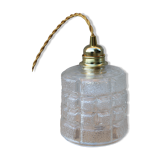 Moulded glass walk-in lamp