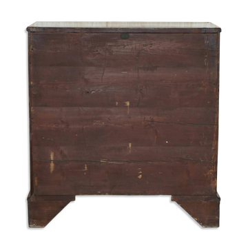 Commode Antique style Sheraton par F.Thomas en bois dur et satinwood
