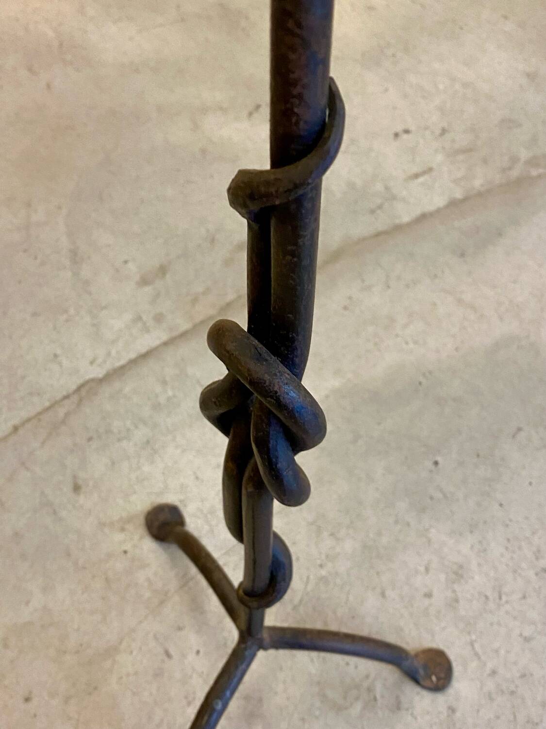 Mid-century brutalist candle holder