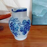 Large pitcher Alsace sandstone signed