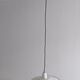 Three vintage pendant lamps, porcelain and aluminum