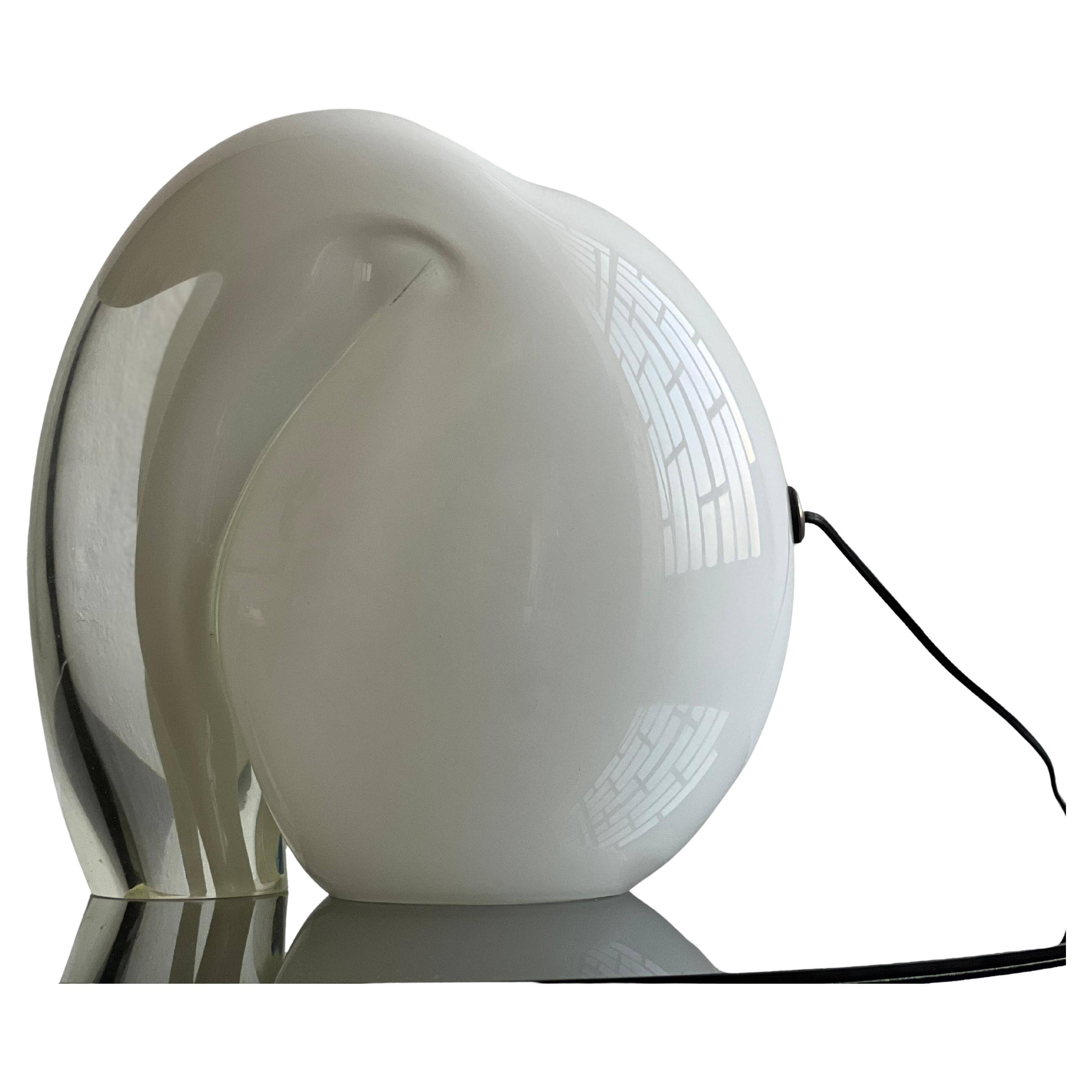Lampe de table en verre artistique massive Munega par Gino Vistosi années 1970 Murano Italie