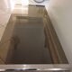 70's coffee table in smoked glass