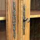 Armoire parisienne vitres biseautées chêne blond art déco 1930