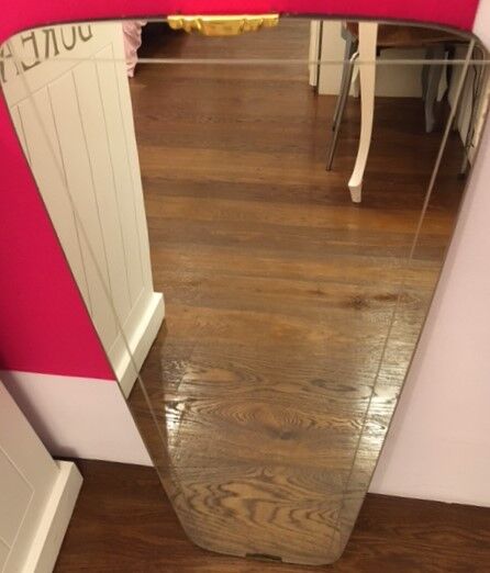 Mirror mirror 75cm x 35cm brass, 1960's