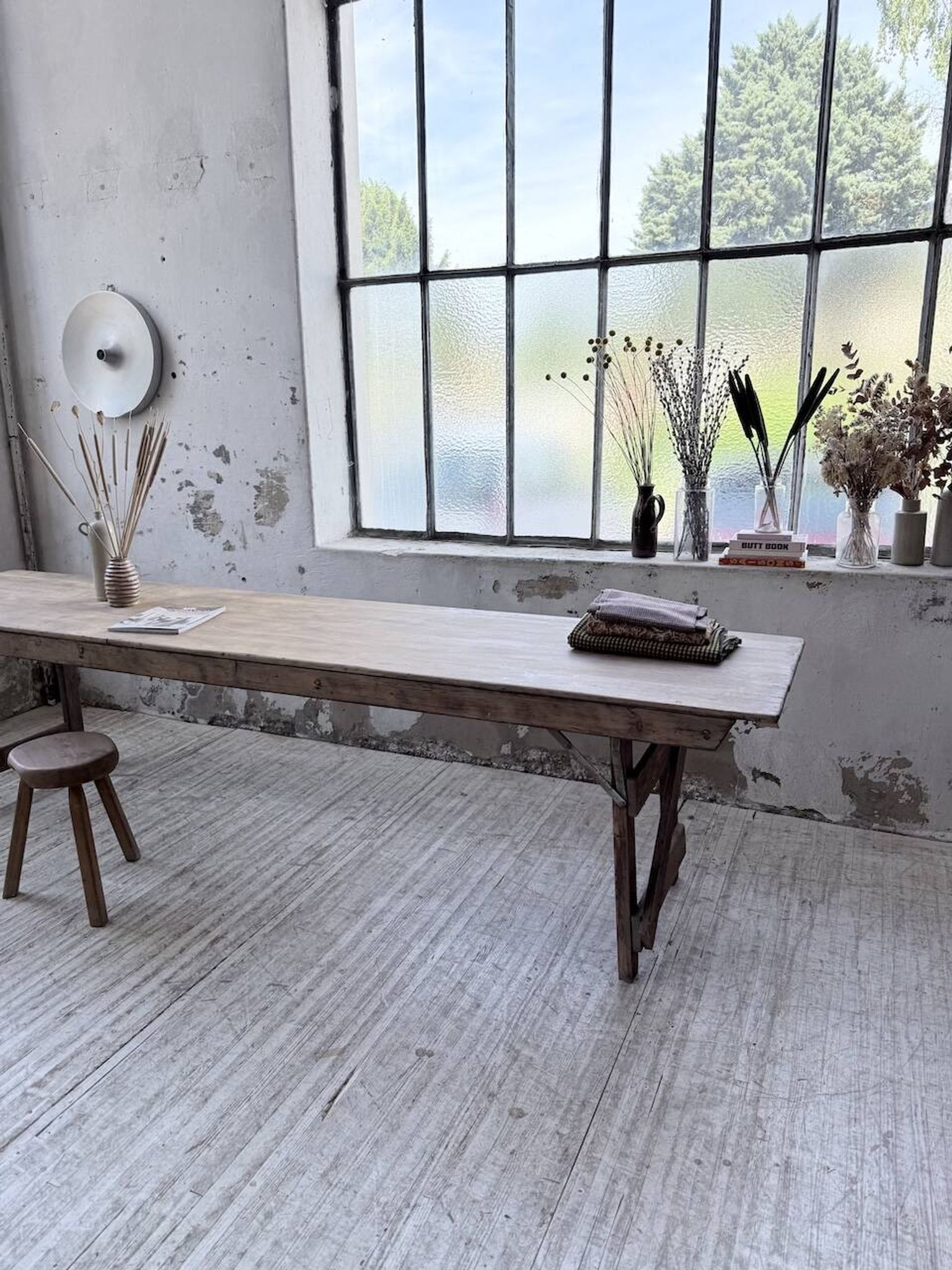1950 XL folding farmhouse table in pine