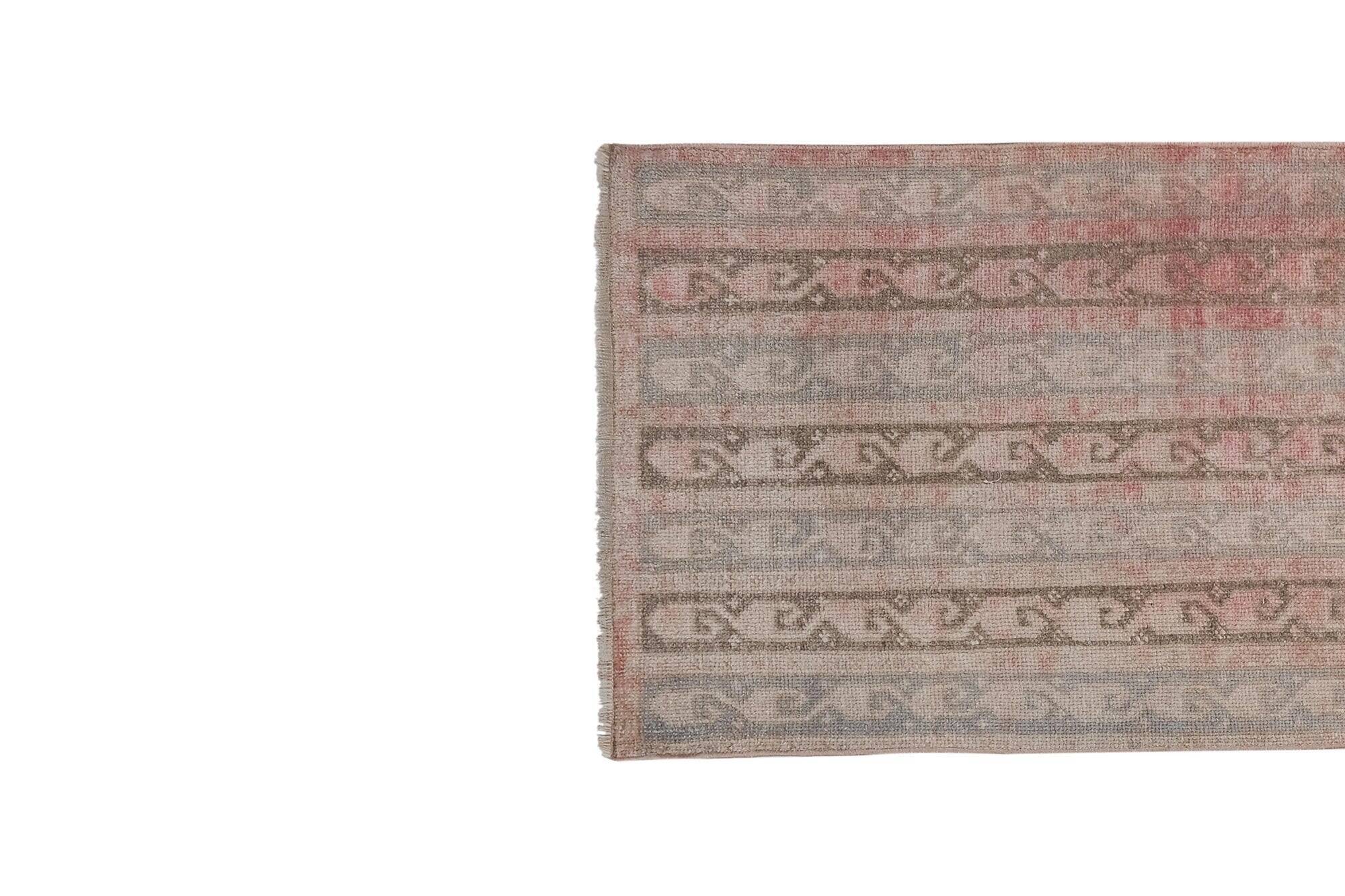 Vintage Turkish hallway rug 75x230 cm