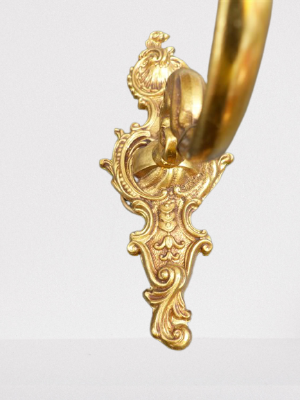 Wall lamp rockery bronze style Louis XV