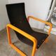 Curved wood armchair Wilkhahn 1980