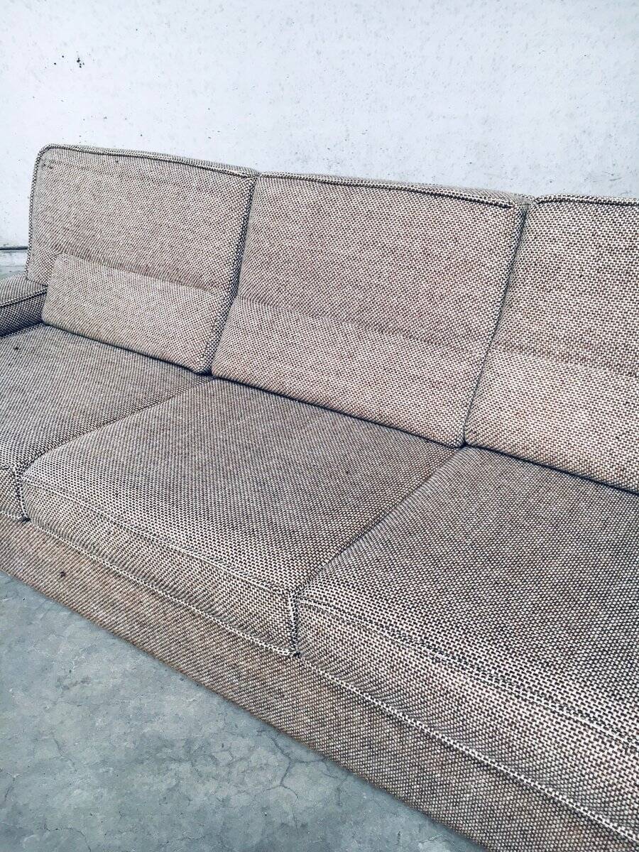 Mid-Century Modern Boucle 3 Seat Sofa, Italy, 1970s