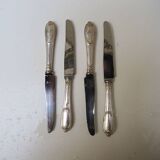 4 old stainless steel table knives by Grossmann