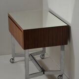 Occasional furniture on casters in Rio rosewood 1960