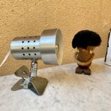Wall lamp Mini perforated clip spot vintage design France 60s