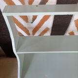 Vintage green wood shelf