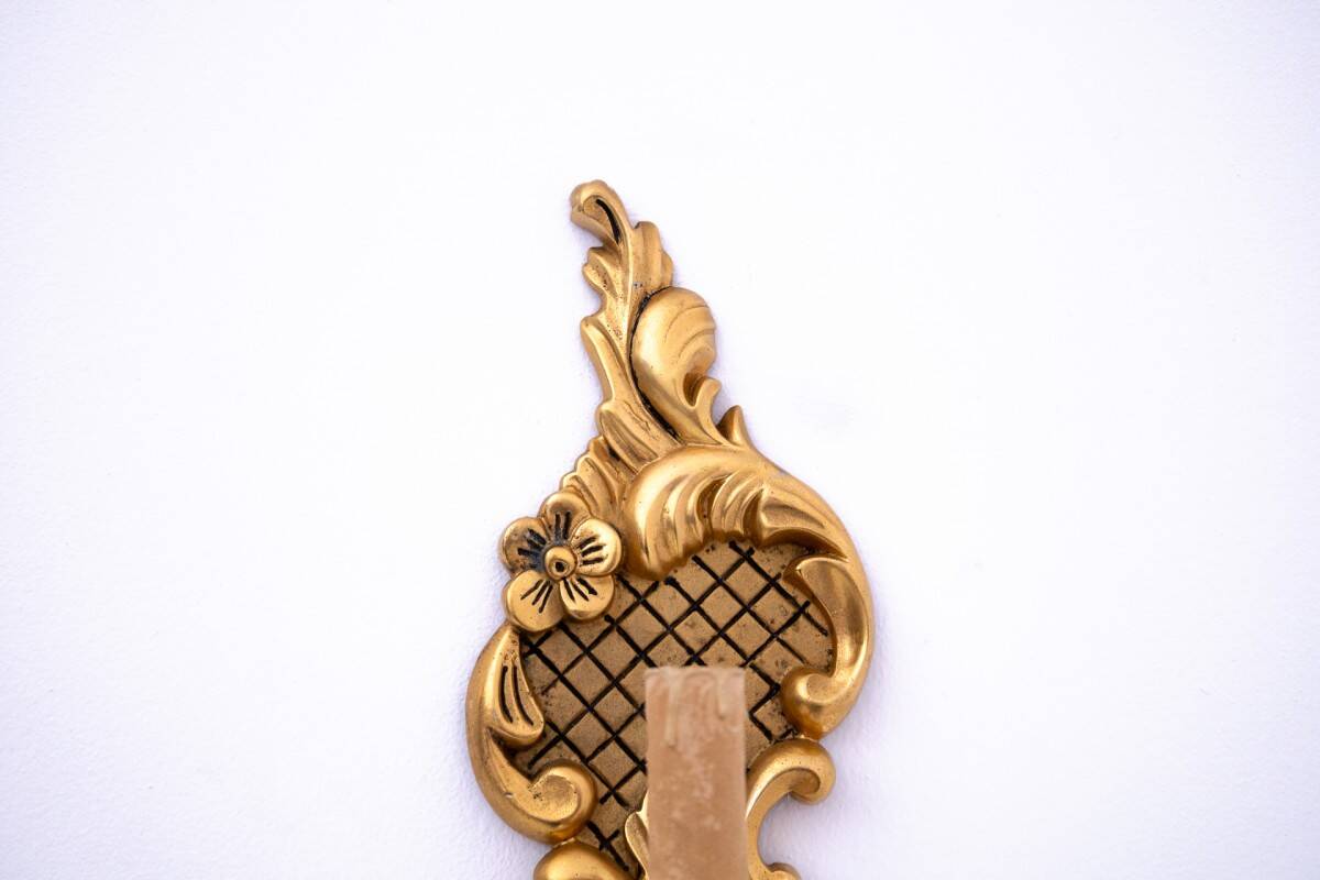 A pair of wall lamps, Western Europe, early 20th century