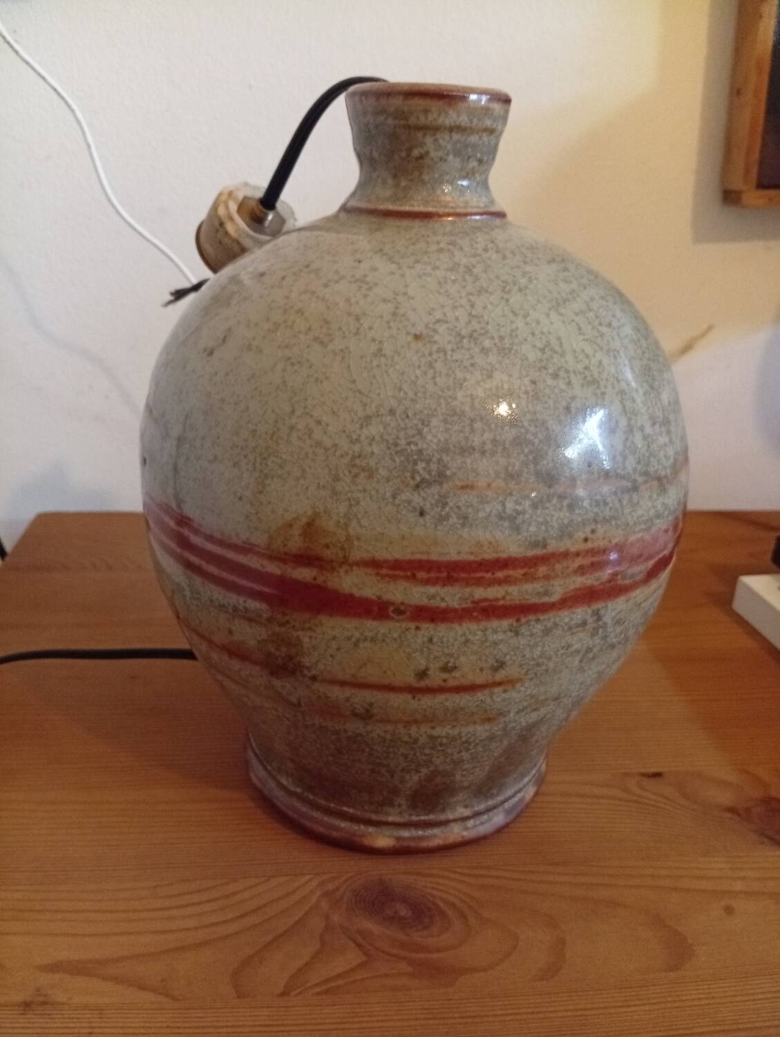Antique Gould lamp base