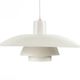 White pendant light PH 4/3 by Poul Henningsen for Louis Poulsen. Denmark 1970s