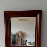 Old beveled mirror 51x56cm