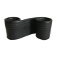 Black ceramic vase