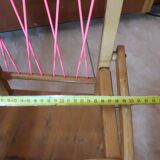 Chaise haute enfant en bois vintage