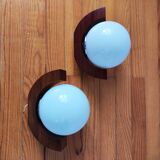 Pair of Scandinavian wall lights
