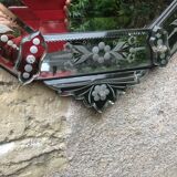 Venetian mirror circa 1900, 100x54 cm