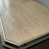Travertine coffee table in the 70s