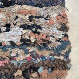 Colorful Boucherouite Moroccan rug - 68 x 116 cm