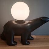 Art deco style bear lamp