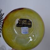 LA ROCHERE crystal vase, multi-layered blown glass, 20th century, labeled