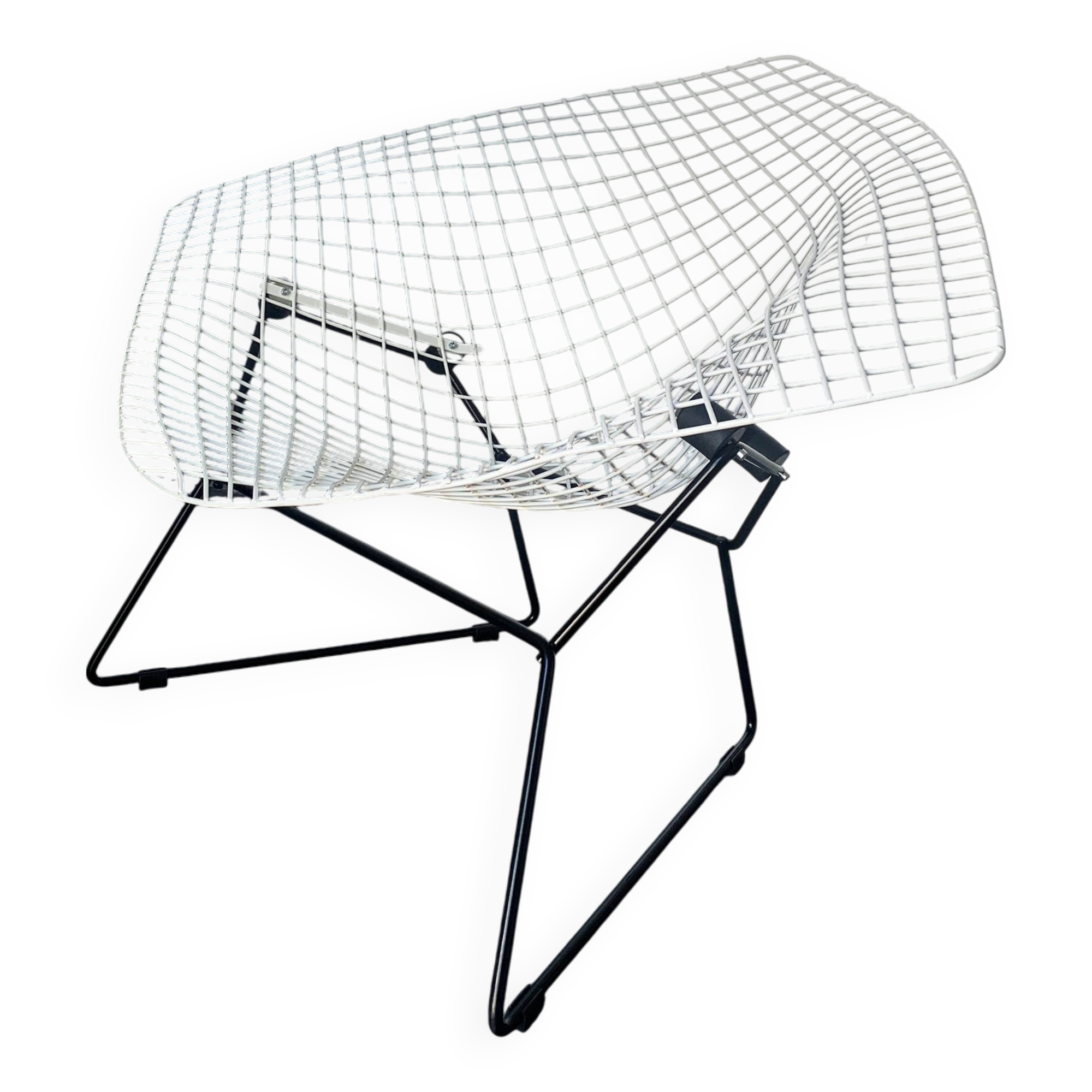 Big Diamond armchair, Harry Bertoia for Knoll International, 1950s-60s, restored