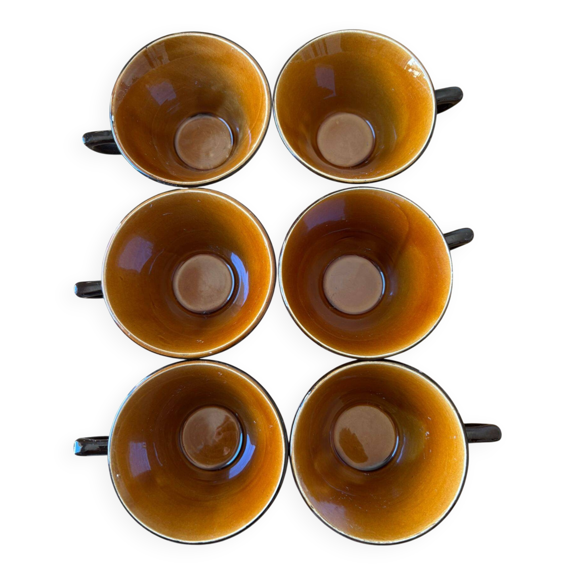 Lot Tasses & Coupelles Sarreguemines Domino