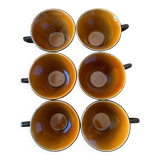 Lot Tasses & Coupelles Sarreguemines Domino