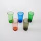 Set of coloured glasses, Finnish design, 1950s, designer: Tapio Wirkkala