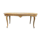 Orange marble coffee table