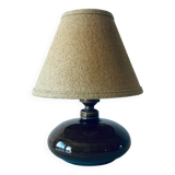 Vintage enameled ceramic lamp