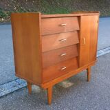 Vintage golden oak dresser