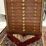 Antique mahogany architect's furniture from the end of the 19th century
