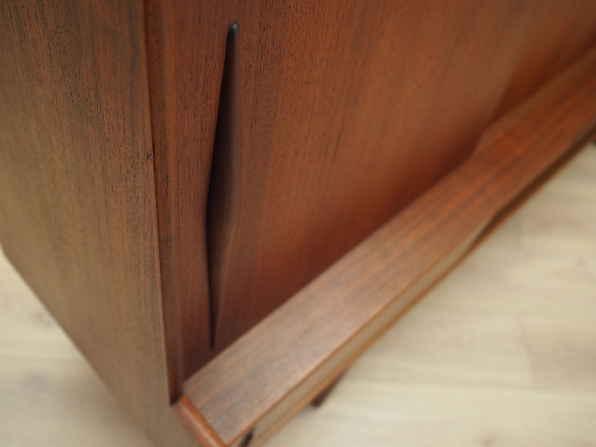 Teak highboard, Danish design, 1970s, production: Denmark
