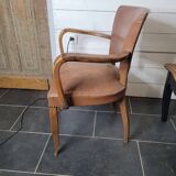 Fauteuil bridge en skai des années 60