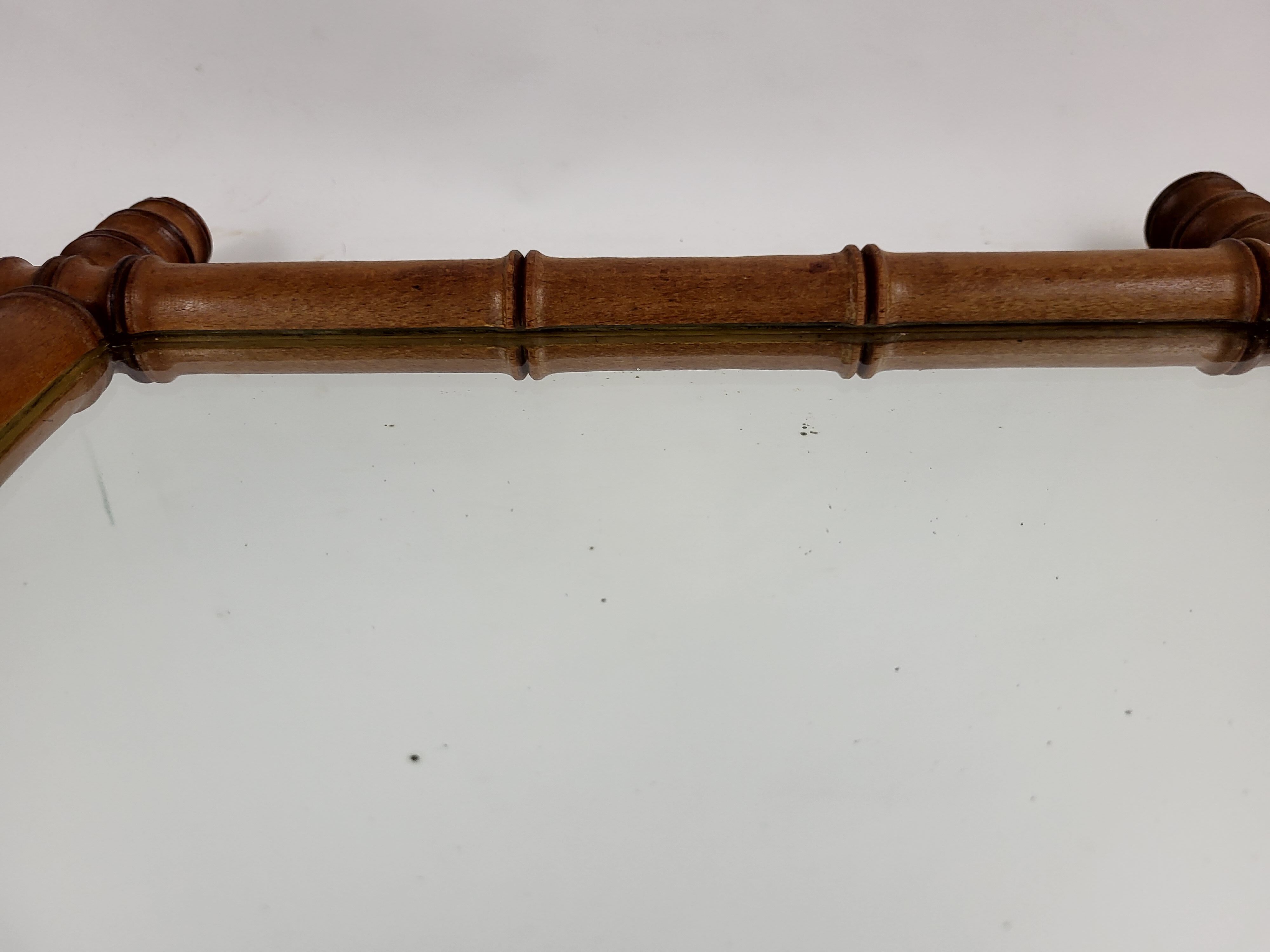 Bamboo mirror 1900, 38*44 cm