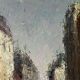 Street scene, oil on canvas, signed 1958