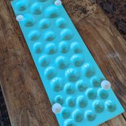 Decorative vintage plastic bubble plate - design Trema-Platte optical art
