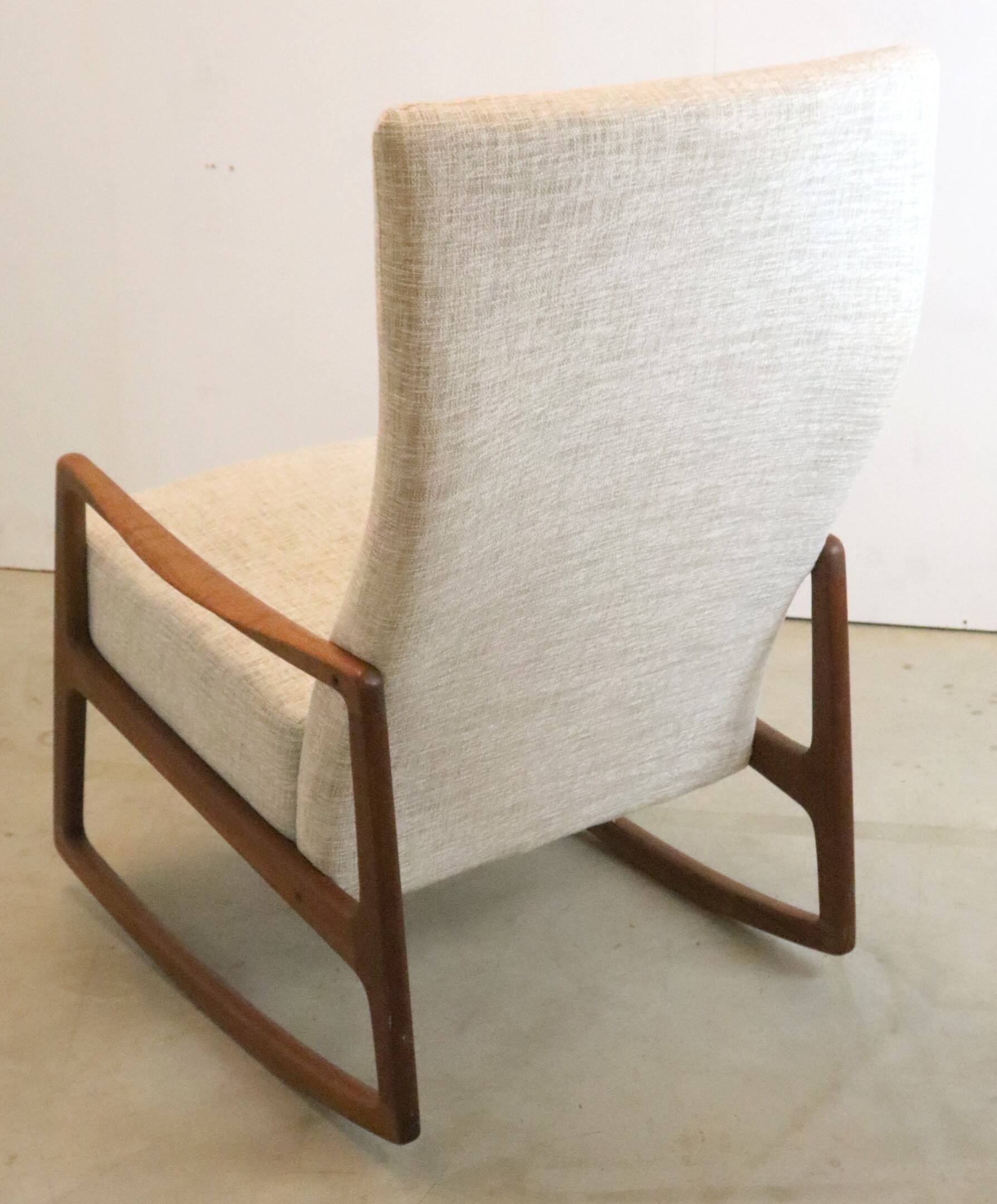 Ole Wanscher pour France & Son rocking chair 'Ulfborg' vintage