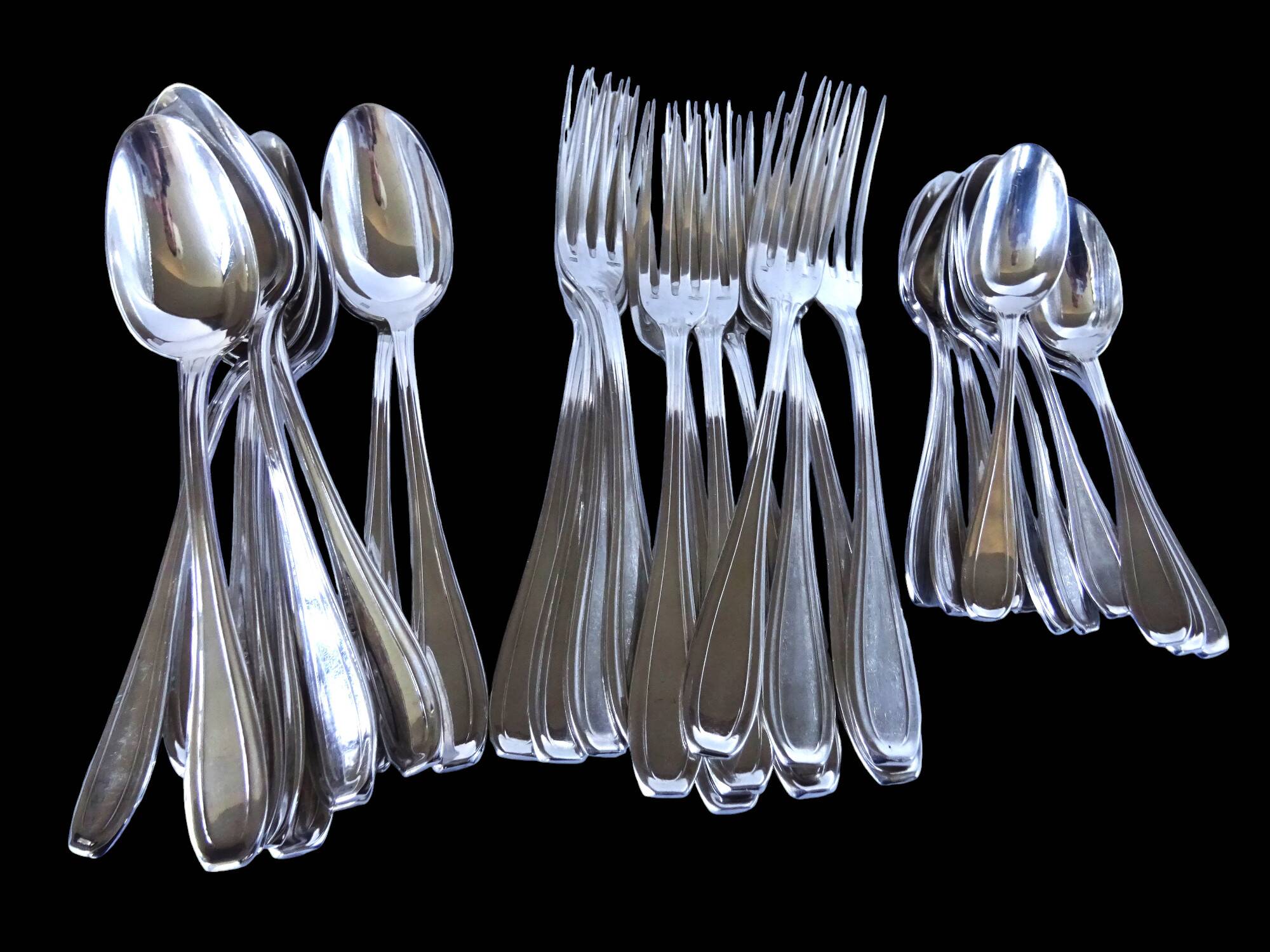 Silver-plated cutlery set - 38 pieces Armand Frenais