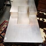 Table basse en inox