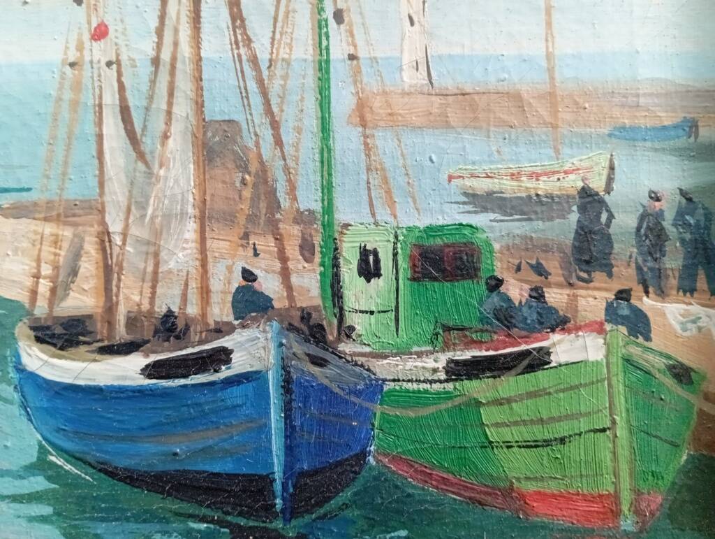 Marine oil on canvas André Labarde